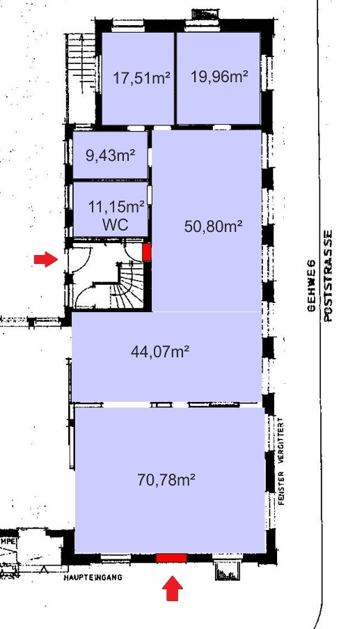 Grundriss Alte Post -  220 m im EG #